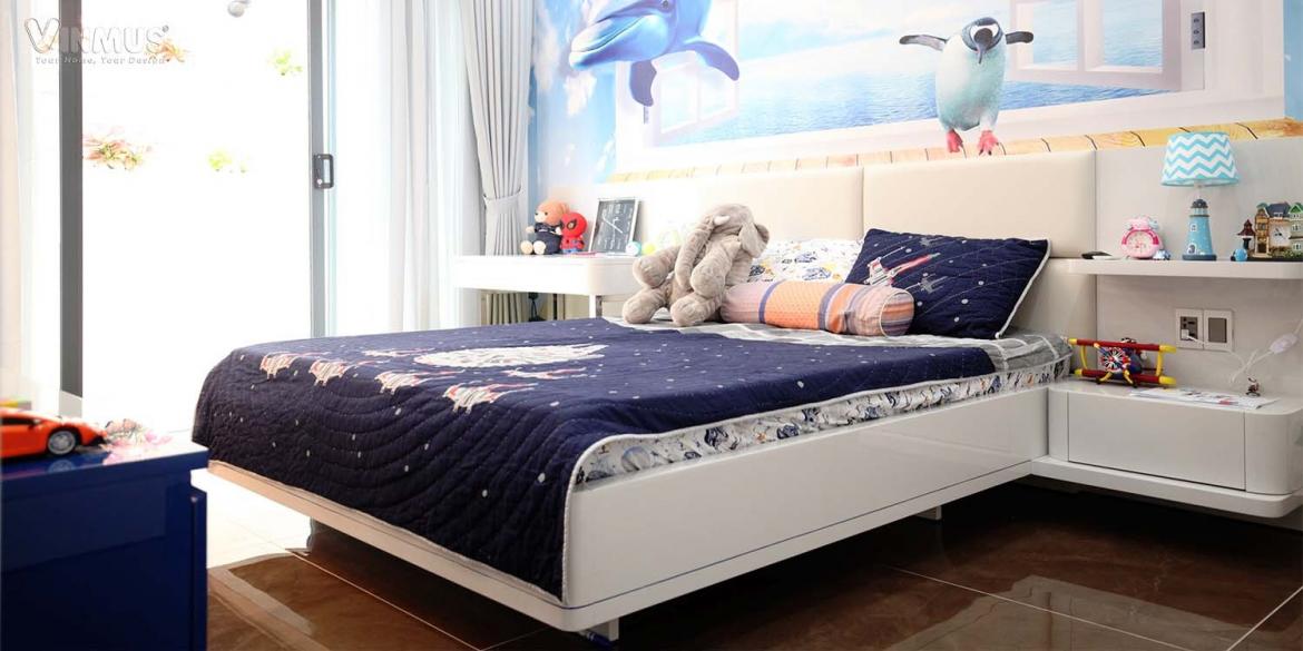 Phòng ngủ cho bé trai là không gian đầy thú vị cho bé với gam màu năng động trẻ trung và những món đồ trang trí đáng yêu